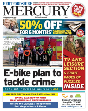 Cover of Hertfordshire Mercury