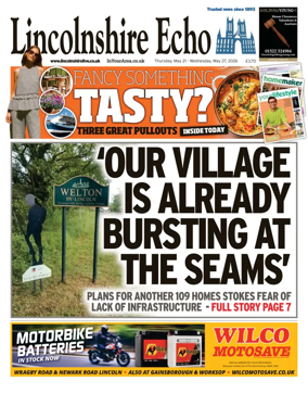 Cover of Lincolnshire Echo