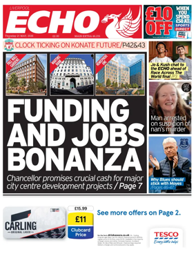 Cover of Liverpool Echo
