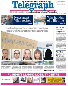 Cover of Northants Evening Telegraph