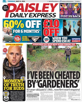 Cover of Paisley Daily Express