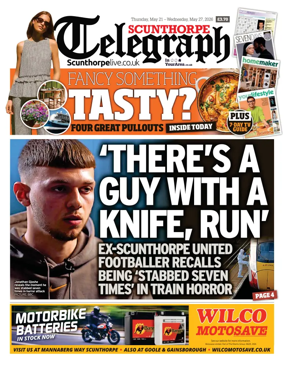 Cover of Scunthorpe Telegraph