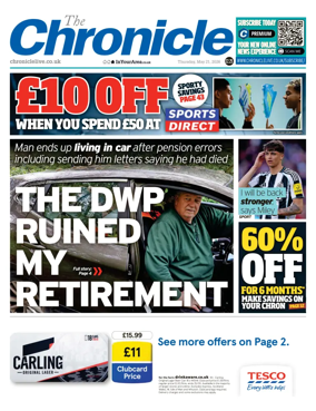 Cover of The Chronicle (South Tyneside and Durham)