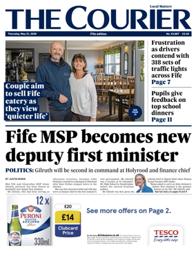 Cover of The Courier & Advertiser (Fife Edition)