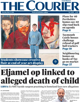 Cover of The Courier & Advertiser (Perth and Perthshire Edition)