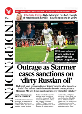 Cover of The Independent