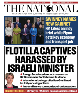 Cover of The National (Scotland)