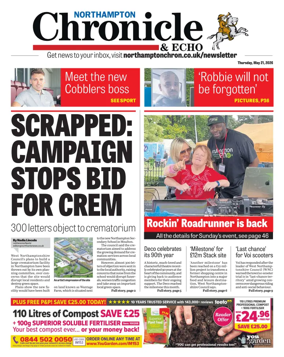 Cover of The Northampton Chronicle and Echo