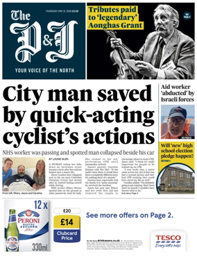 Cover of The Press and Journal (Inverness Highlands and Islands)