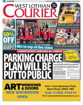 Cover of West Lothian Courier