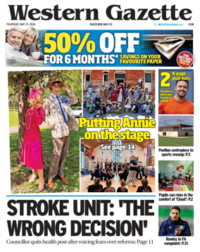 Cover of Western Gazette