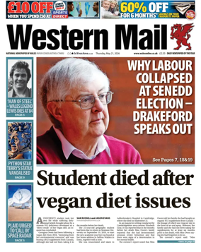 Cover of Western Mail