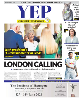 Cover of Yorkshire Evening Post