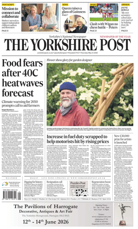 Cover of Yorkshire Post