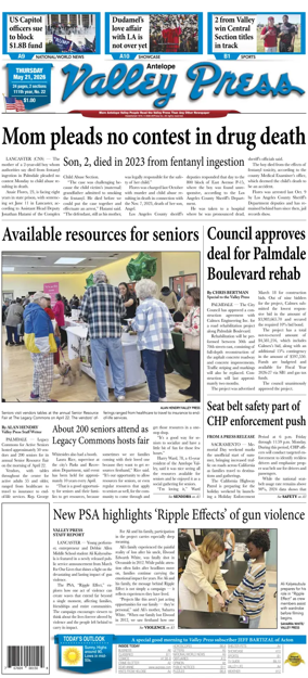 Cover of Antelope Valley Press