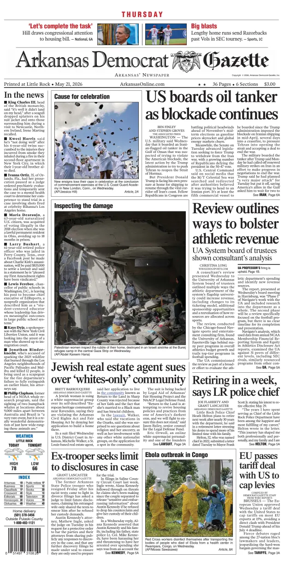 Cover of Arkansas Democrat-Gazette
