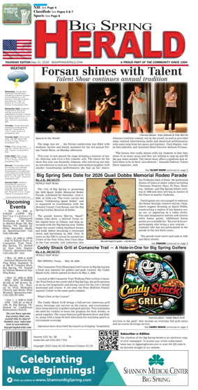 Cover of Big Spring Herald