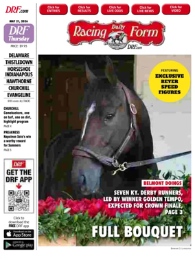 Cover of Daily Racing Form National Digital Edition
