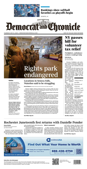 Cover of Democrat and Chronicle