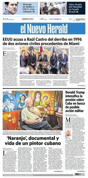 Cover of El Nuevo Herald