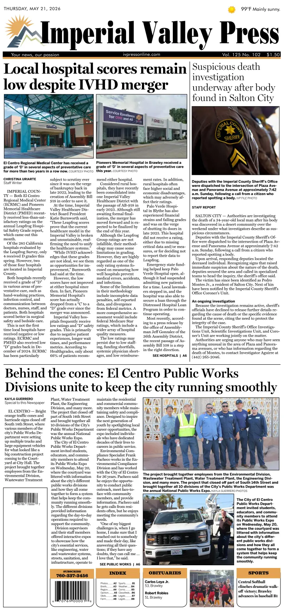 Cover of Imperial Valley Press