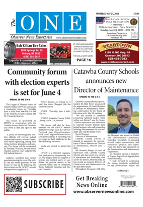 Cover of Observer News Enterprise