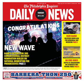 Cover of Philadelphia Daily News