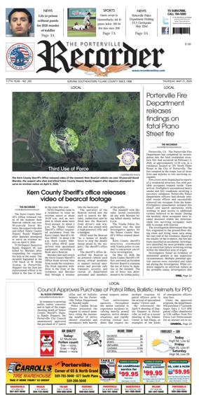 Cover of Porterville Recorder
