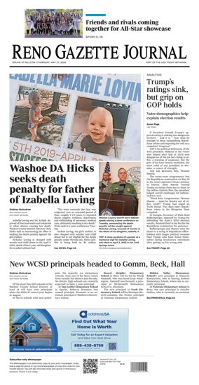 Cover of Reno Gazette Journal