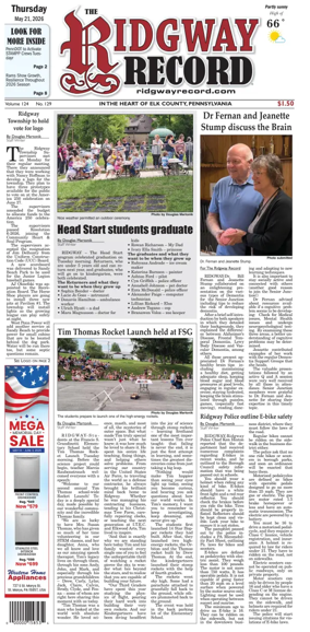 Cover of Ridgway Record