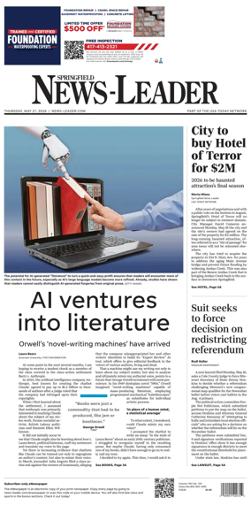 Cover of Springfield News-Leader