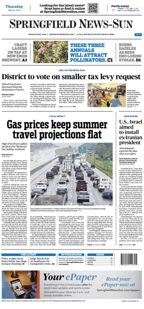 Cover of Springfield News-Sun
