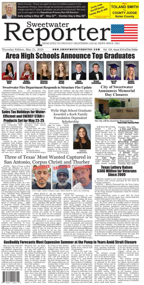 Cover of Sweetwater Reporter