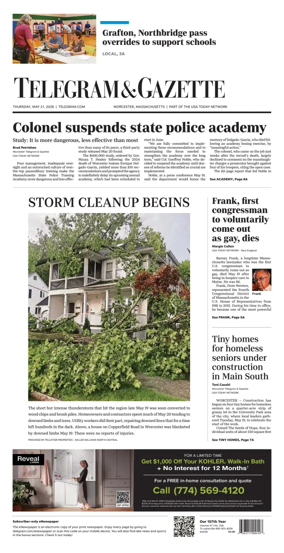 Cover of Telegram & Gazette