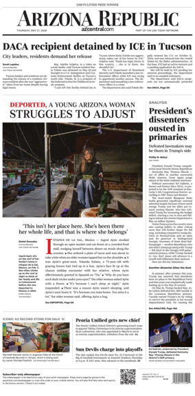 Cover of The Arizona Republic