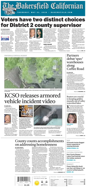 Cover of The Bakersfield Californian