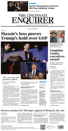 Cover of The Cincinnati Enquirer