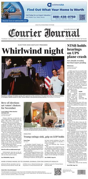 Cover of The Courier-Journal (Louisville)