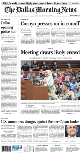 Cover of The Dallas Morning News