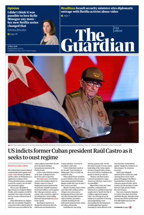 Cover of The Guardian (USA)
