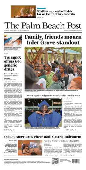 Cover of The Palm Beach Post
