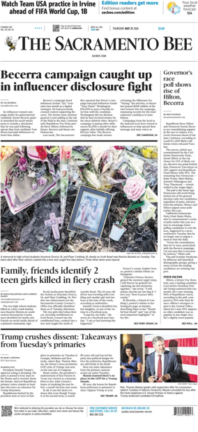 Cover of The Sacramento Bee