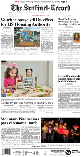 Cover of The Sentinel-Record