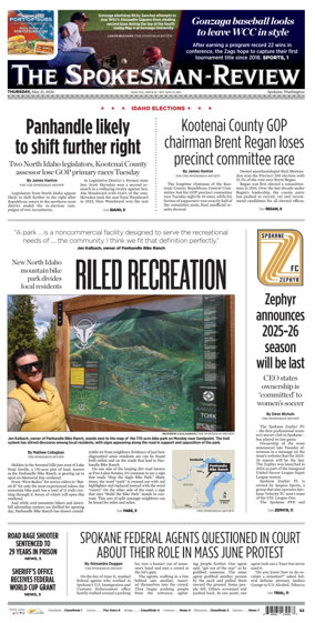 Cover of The Spokesman-Review (Spokane)