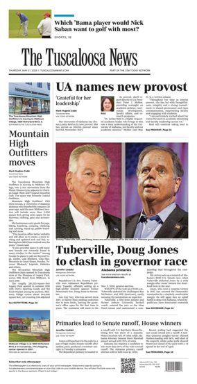 Cover of The Tuscaloosa News