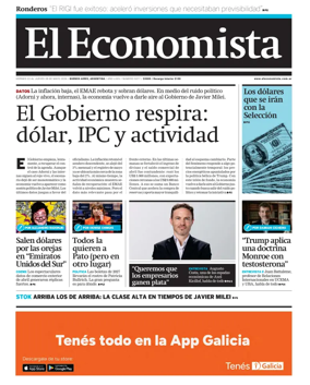 Cover of El Economista (Argentina)