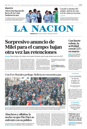 Cover of La Nacion