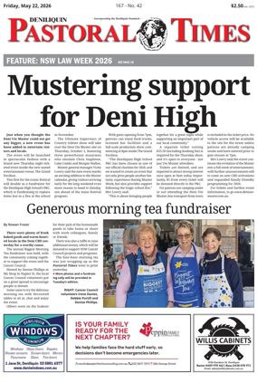 Cover of Deniliquin Pastoral Times