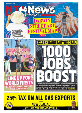 Cover of NT News