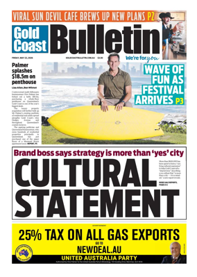 Cover of The Gold Coast Bulletin